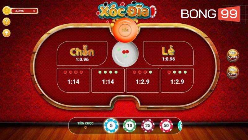 Xóc Đĩa Bong99
