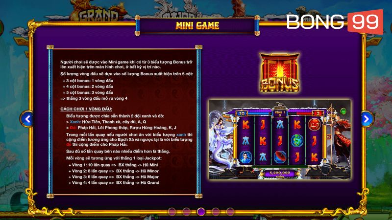 Anh em quay ra ít nhất 3 Scatter có thể tham gia các vòng đấu mini game đặc biệt hấp dẫn