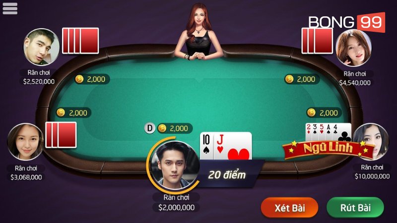 Trò chơi có nhiều hand bài đặc biệt tạo sự kịch tính